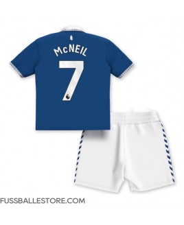 Günstige Everton Dwight McNeil #7 Heimtrikotsatz Kinder 2023-24 Kurzarm (+ Kurze Hosen)